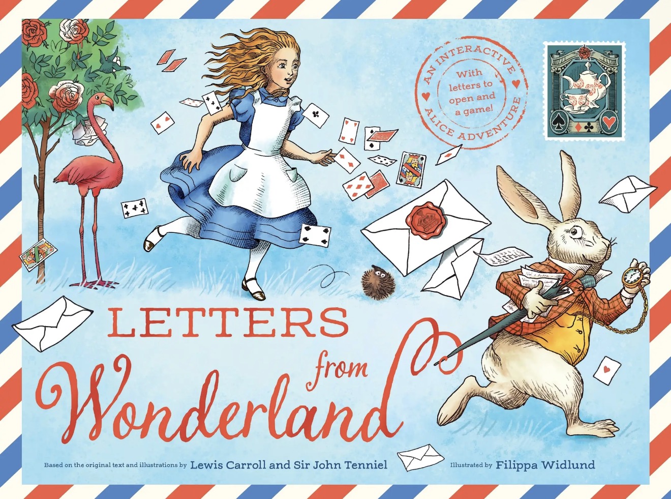 Letters from Wonderland interactive gift book cover