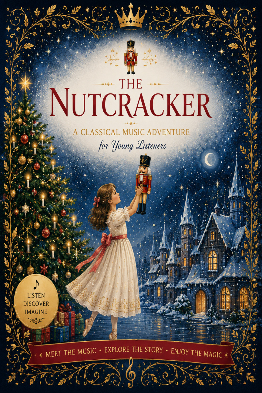 The Nutcracker: A Classical Music Adventure for Young Listeners digital storybook front cover