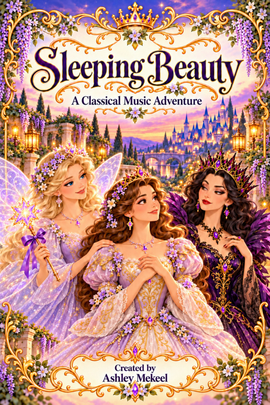 Sleeping Beauty: A Classical Music Adventure by Ashley Mekeel digital storybook cover